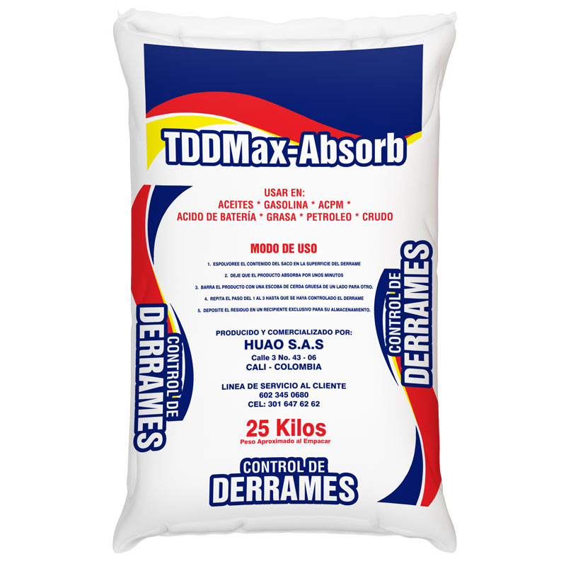 Absorbente de hidrocarburos · Control de derrames